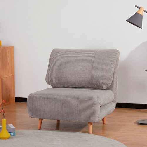 Thumbnail - HOMCOM Sofa, Schlafsofa, LxBxH: 82 x 89 x 83 cm - grau