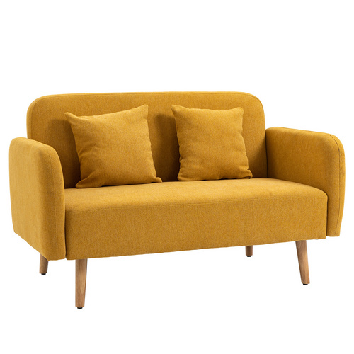 HOMCOM Sofa, Doppelsofa, LxBxH: 130 x 70 x 80 cm - bunt