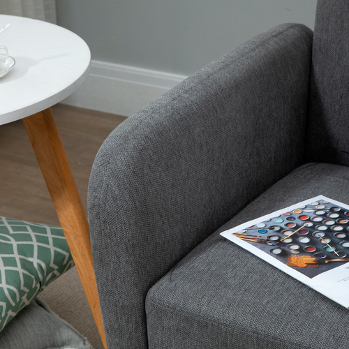 Thumbnail - HOMCOM Sofa, Doppelsofa, LxBxH: 130 x 70 x 80 cm - bunt