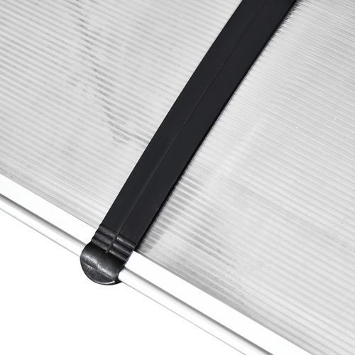 Thumbnail - Outsunny Vordach, Anti UV-Beschichtung, LxBxH: 90 x 295 x 23,5 cm - weiss