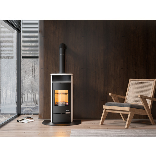 accente Kaminofen »Versari Deluxe«, beige, Sandstein, 7 kW (Rabatt: 17 %) accente Kaminofen »Versari Deluxe«, beige, Sandstein, 7 kW (Rabatt: 17 %)