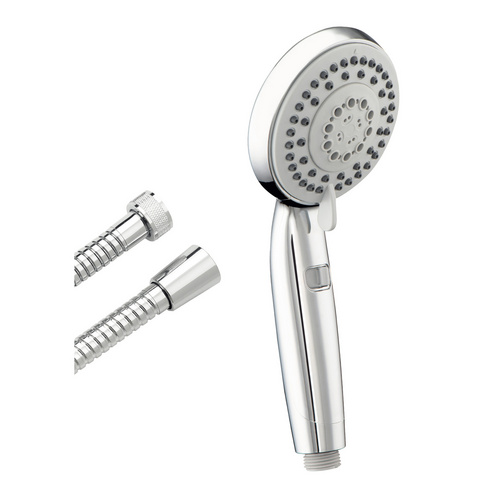 Image of WELLWATER Brause-Set »Darkon«, 3 Strahlarten, chromfarben - silberfarben