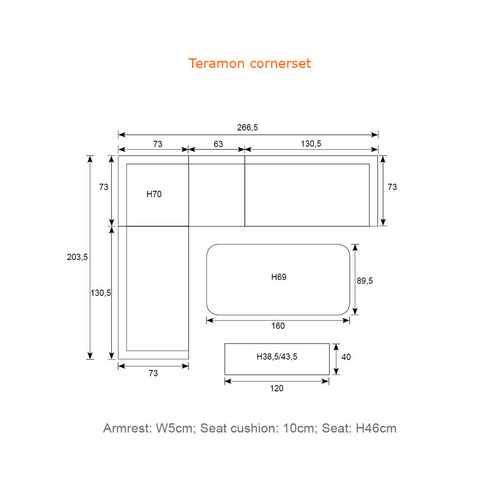 Thumbnail - GARDEN IMPRESSIONS Loungesofa »Teramon«, 6-teilig, inkl. Auflagen - schwarz