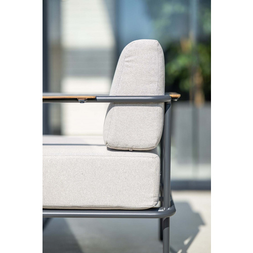 Thumbnail - GARDEN IMPRESSIONS Loungeset »Lisboa«, 4-teilig, inkl. Auflagen - schwarz