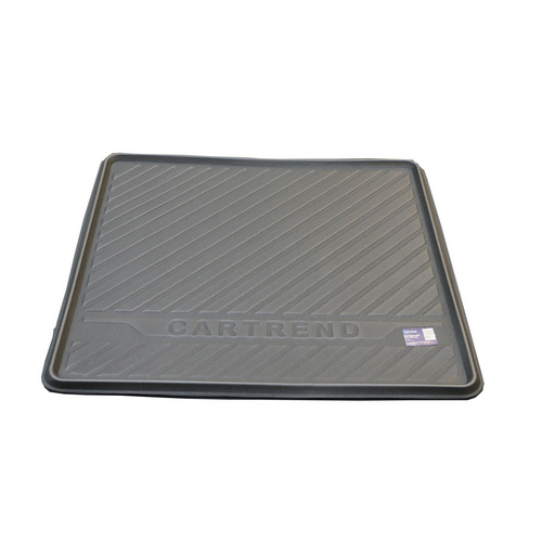 CARTREND Schalenmatte, LxBxH: 90x85x0,3 cm - schwarz