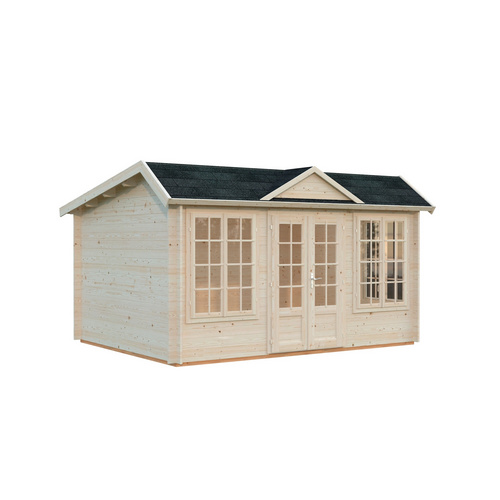Thumbnail - PALMAKO Gartenhaus »Claudia«, Aufstellmaße BxTxH: 440 x 346 x 249 cm, unbehandelt, Holz - braun