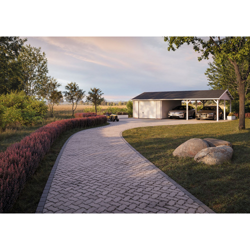 PALMAKO Garage »Roger«, Aufstellmaße ... PALMAKO Garage »Roger«, Aufstellmaße ...