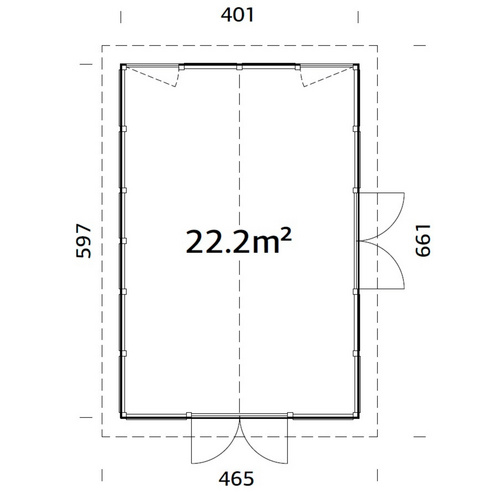 PALMAKO Pavillon »Isabella«, Aufstellm...