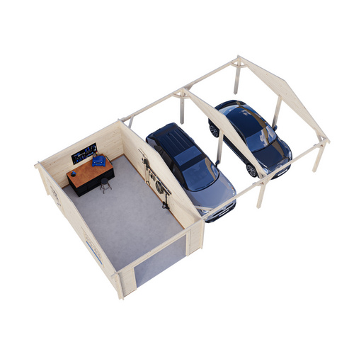 PALMAKO Garage »Roger«, Aufstellmaße ... PALMAKO Garage »Roger«, Aufstellmaße ...