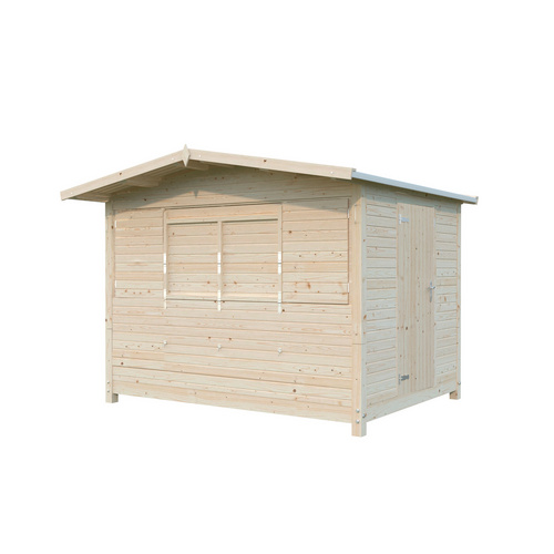 PALMAKO Marktstand »Marian«, Aufstellmaße BxTxH: 328 x 284 x 245 cm, unbehandelt, Holz - braun |  Fichte