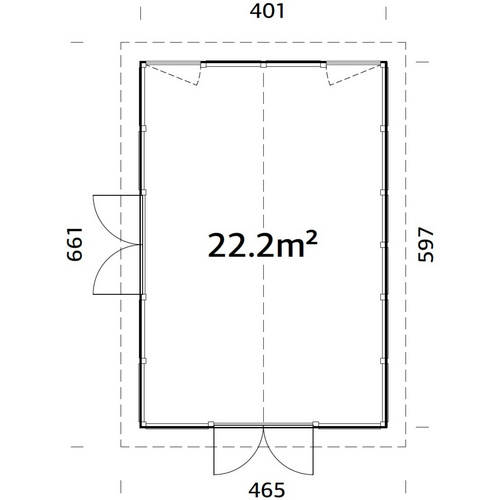 PALMAKO Pavillon »Isabella«, Aufstellm...