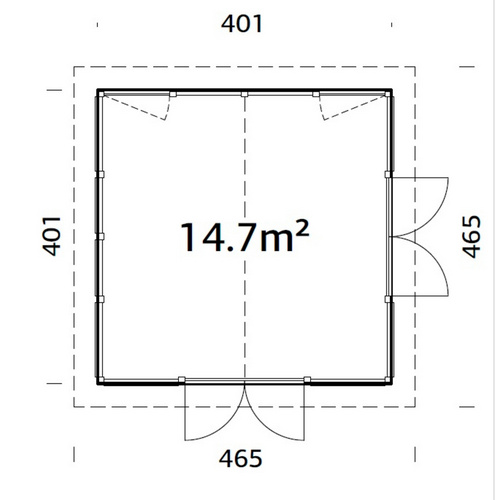 PALMAKO Pavillon »Isabella«, Aufstellm...