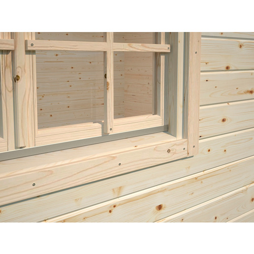PALMAKO Gartenhaus »Helena«, Aufstellmaße BxTxH: 514 x 524 x 285 cm, lackiert, Holz - grau |  Fichte