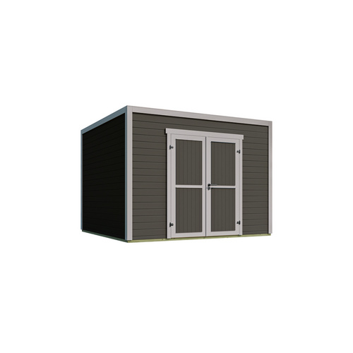 Ferienhaus, STELLA 3, 28 mm, graphitgrau |  Fichte