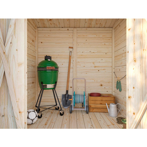 PALMAKO Gerätehaus »Leif«, Aufstellmaße BxTxH: 189 x 186 x 230 cm, lackiert, Holz - grau |  Fichte  Rabatt: 25 %