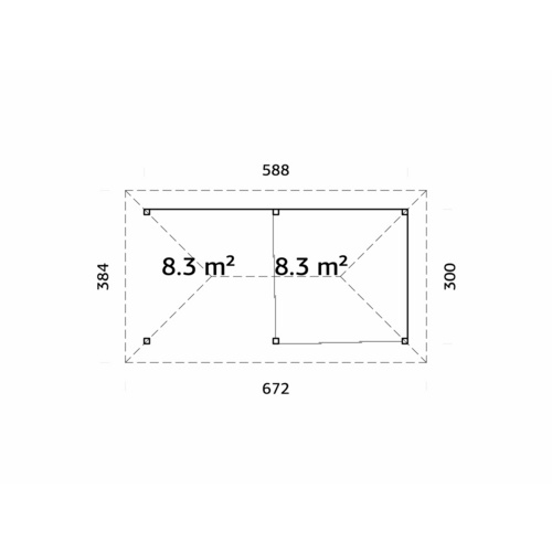PALMAKO Pavillon »Bianca Set 205 Slide...