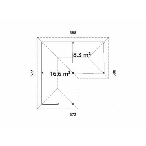PALMAKO Pavillon »Bianca«, AufstellmaÃ... PALMAKO Pavillon »Bianca«, AufstellmaÃ...