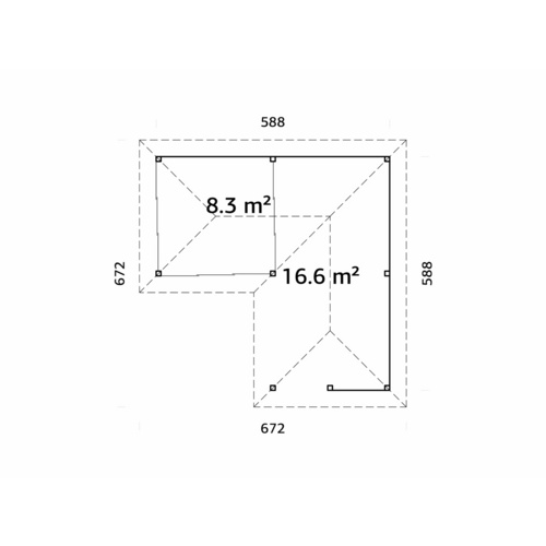 PALMAKO Pavillon »Bianca«, AufstellmaÃ... PALMAKO Pavillon »Bianca«, AufstellmaÃ...