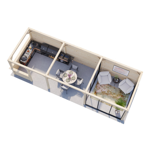 PALMAKO Pavillon »Bianca«, Aufstellma...