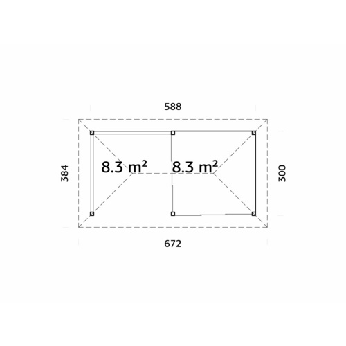 PALMAKO Pavillon »Bianca«, Aufstellma...