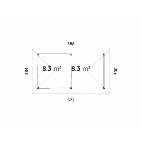 PALMAKO Pavillon »Bianca Set 204 Slide...