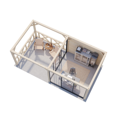 PALMAKO Pavillon »Lenna«, Aufstellmaß...