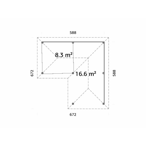 PALMAKO Pavillon »Bianca«, AufstellmaÃ... PALMAKO Pavillon »Bianca«, AufstellmaÃ...