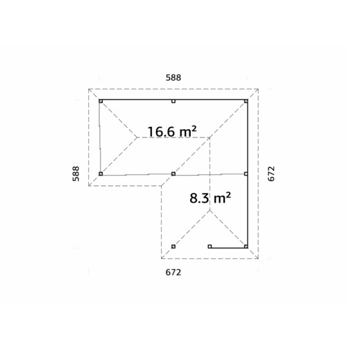 PALMAKO Pavillon »Bianca«, AufstellmaÃ... PALMAKO Pavillon »Bianca«, AufstellmaÃ...