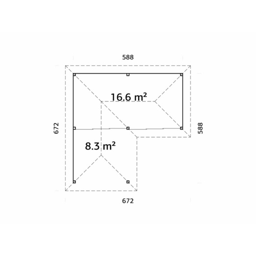 PALMAKO Pavillon »Bianca«, AufstellmaÃ... PALMAKO Pavillon »Bianca«, AufstellmaÃ...