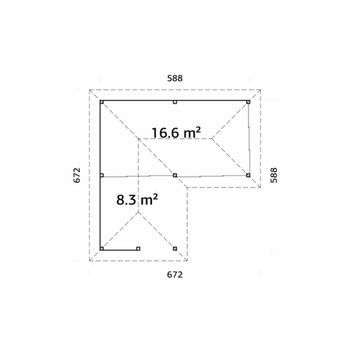 PALMAKO Pavillon »Bianca Set 223 Slide...