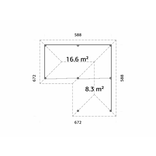 PALMAKO Pavillon »Bianca Set 213 Slide...