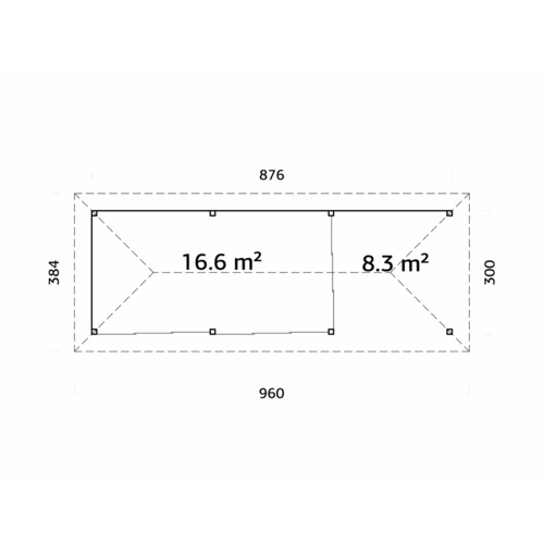 PALMAKO Pavillon »Bianca Set 217 Slide...
