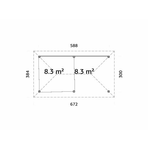 PALMAKO Pavillon »Bianca«, Aufstellma...