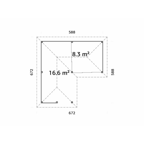 PALMAKO Pavillon »Bianca Set 209 Slide...