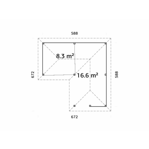 PALMAKO Pavillon »Bianca«, Aufstellma...
