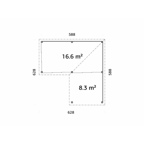 PALMAKO Pavillon »Lenna«, Aufstellmaß... PALMAKO Pavillon »Lenna«, Aufstellmaß...