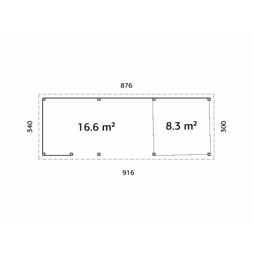 PALMAKO Pavillon »Lenna«, Aufstellmaß... PALMAKO Pavillon »Lenna«, Aufstellmaß...