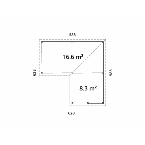 PALMAKO Pavillon »Lenna«, Aufstellmaß... PALMAKO Pavillon »Lenna«, Aufstellmaß...