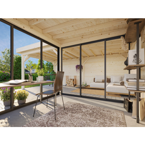 Thumbnail - PALMAKO Pavillon »Lenna Set 412 Slide«, BxHxT: 588 x 245 x 588 cm, Grau