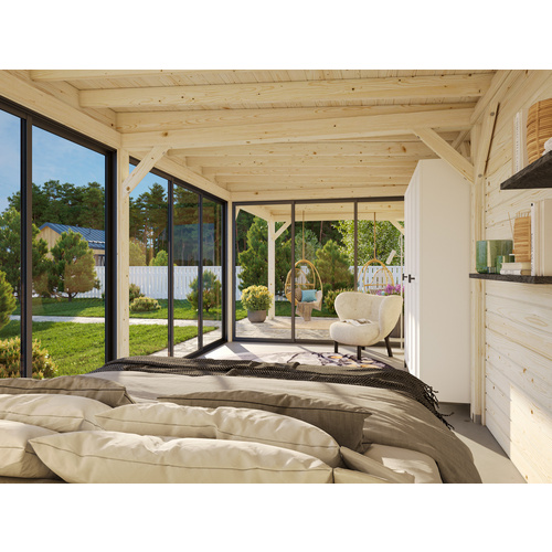 Thumbnail - PALMAKO Pavillon »Lenna Set 417 Slide«, BxHxT: 876 x 245 x 300 cm, Grau