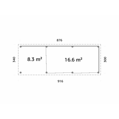 PALMAKO Pavillon »Lenna«, Aufstellmaß... PALMAKO Pavillon »Lenna«, Aufstellmaß...