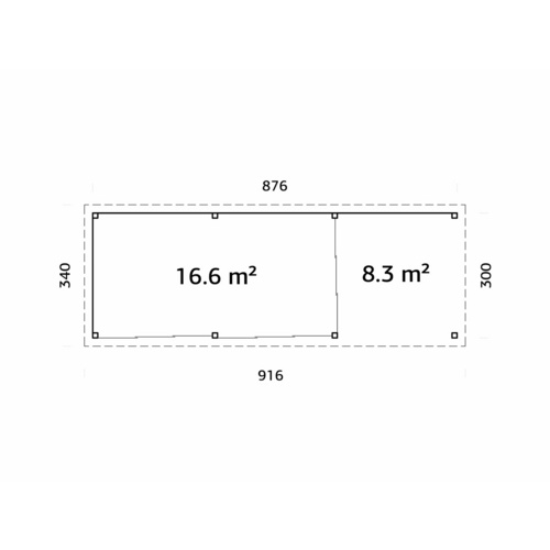 PALMAKO Pavillon »Lenna«, Aufstellmaß... PALMAKO Pavillon »Lenna«, Aufstellmaß...