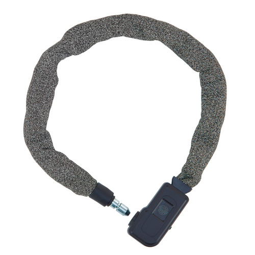 Image of PROPHETE Fahrradschloss, mit Fingerabdrucksensor, 90 cm - grau