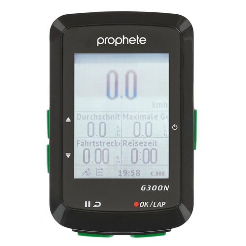 Thumbnail - PROPHETE Fahrradcomputer, Navi , 13 Funktionen - schwarz