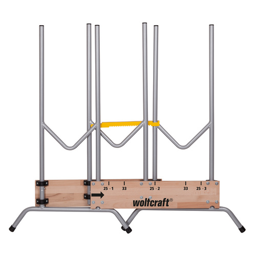 WOLFCRAFT Sägebock »5121000«, für Kettensägen, klappbar - silberfarben