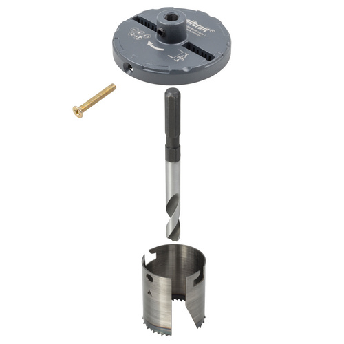 Thumbnail - WOLFCRAFT Lochsägen-Set »2154000«, Ø: 60, 68, 74 mm, Metall - silberfarben