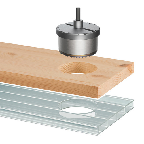 Thumbnail - WOLFCRAFT Lochsäge, , Wolfram-Stahl - silberfarben