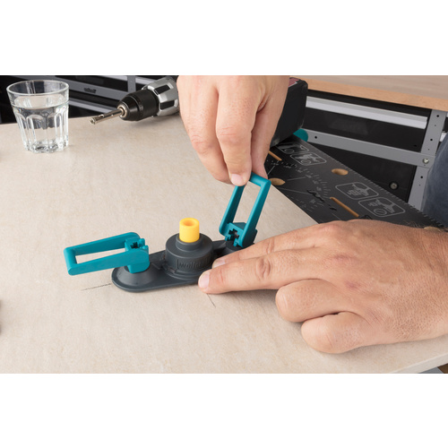 Thumbnail - WOLFCRAFT Bohrkronen-Satz, Rundschaft, Schaft-Ø: 10 mm, graumetallic|blau, 1-teilig