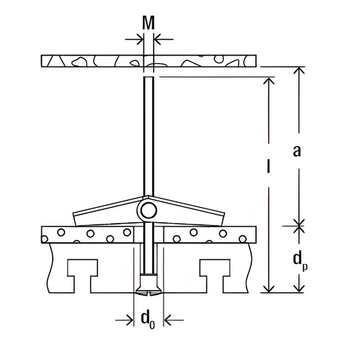 Thumbnail - FISCHER Kippdübel, 105 mm, Metall