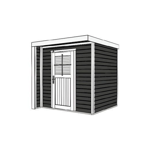 WEKA Ferienhaus »RIVA«, Holz, BxHxT: 214 x 218 x 215 cm (Außenmaße inkl. Dachüberstand) - grau |  Holz  |  4,29 m²